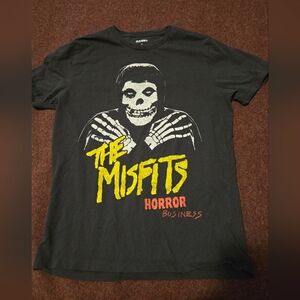 Men's Misfits Horror Show TShirt Size XS Faded Black